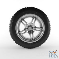 3D model Car tire