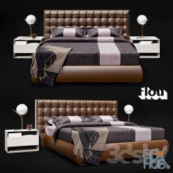 3D model Bed Flou Sanya