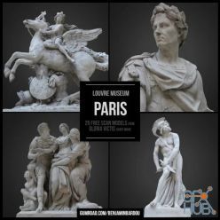 3D model Gumroad – PARIS. 25 3D scans from Louvre Museum