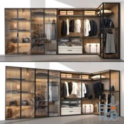 3D model Wardrobe Gliss Master Molteni & C Dada