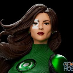 3D model Green Lantern – Jessica Cruz – 3D Print