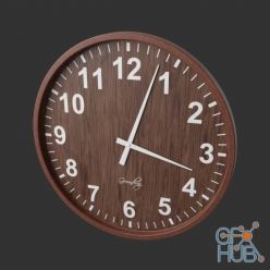 3D model Clock Wooden