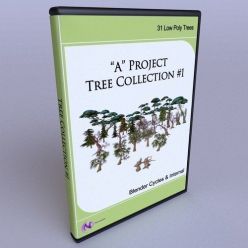 3D model Low Poly Tree Collection – 3D models of trees for games