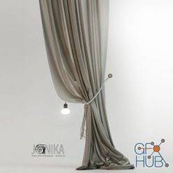 3D model Curtains Jonika