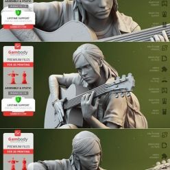 3D model Ellie with Guitar – 3D Print.jpg