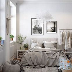 3D model Alexander Mcqueen Clothes & Bedroom