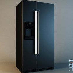 3D model Refrigerator Bosch KAN 58A55