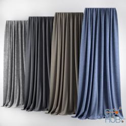 3D model Curtains in a modern style