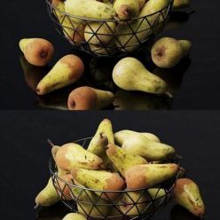 3D model Pears set