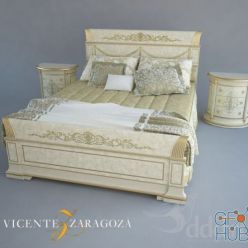 3D model Vicente Zaragoza California bed