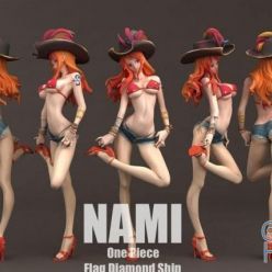 3D model One Piece Nami – 3D Print