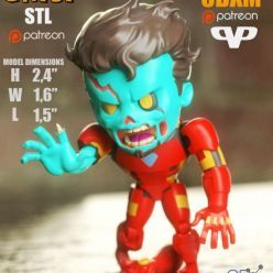 3D model Zombie Iron Man  – 3D Print