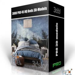 3D model 3DDD/3DSky PRO – 45 HQ Beds 3D-Models
