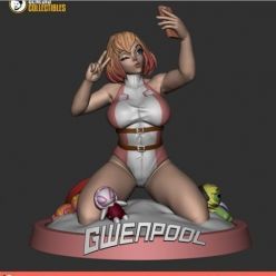 3D model Gwenpool Bust – 3D Print