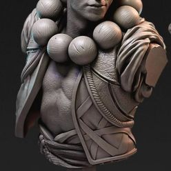 3D model Banzan Hill Bust – 3D Print