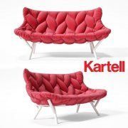 3D model Modern sofa Kartell Foliage