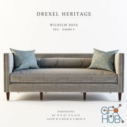 3D model Sofa Wilhelm D20082 Drexel Heritage