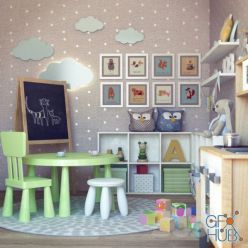 3D model Children (decor and furniture)