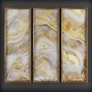 3D model Wall panels with agate