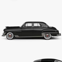 3D model Chrysler New Yorker sedan 1950