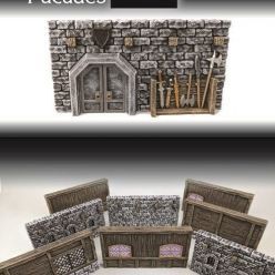 3D model Heroes Hoard Building Facades Set 1-2 – 3D Print