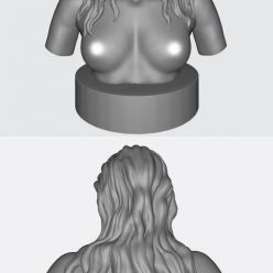 3D model ﻿Joung bust – 3D Print