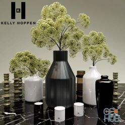 3D model Plants and vases site Kelly Hoppen (max 2010, obj)