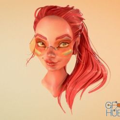 3D model Loish Portrait - ART PBR