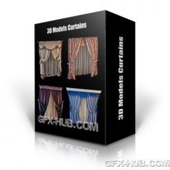 3D model 3DDD/3DSky Curtains – PRO 3D-models Collection