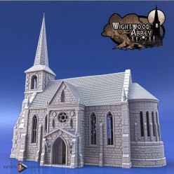 3D model Wightwood Abbey Church – 3D Print