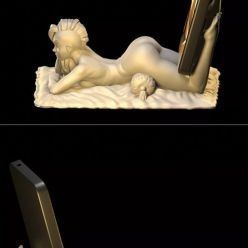 3D model Sexy naked phone holder lady – 3D Print