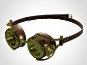 3D model Steampunk goggles