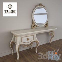 3D model Dressing table Turri Baroque TC153L