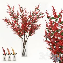 3D model Branches in the vase 004