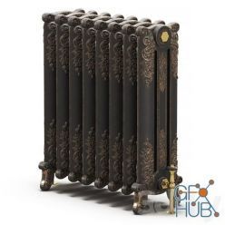 3D model Cast iron radiator