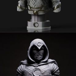 3D model Moon Knight Bust – 3D Print