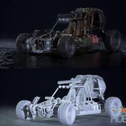 3D model Dune Buggy PBR