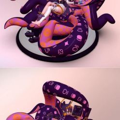 3D model Ninomae Ina'nis - Leisure Time Fanart – 3D Print
