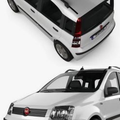 3D model Fiat Panda 2011