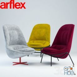 3D model Ladle Arflex armchair