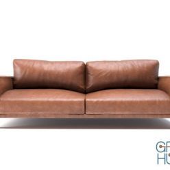 3D model Modern Slouchy Sofa