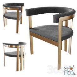 3D model EICHHOLTZ DINING CHAIR CLUBHOUSE