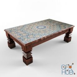 3D model Moroccan table