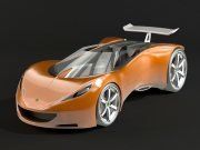 3D model Sport car Lotus
