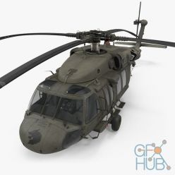3D model TurboSquid – Sikorsky UH-60 Black Hawk US Military Utility Helicopter
