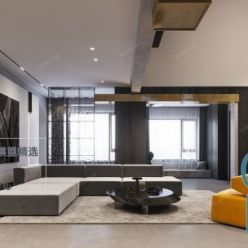 3D model Modern Style Living Room 2020 A109 (Corona)
