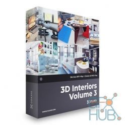 3D model CGAxis Collection 3D Interiors Volume 3