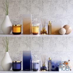 3D model Set Zara Home fragrance