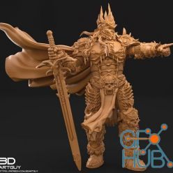 3D model Betrayer King Pose Two – 3D Print