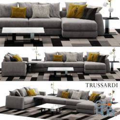 3D model Trussardi Liam sofa